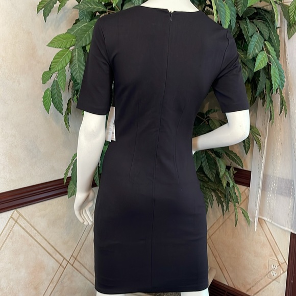WHBM AURA BLACK SCULPTING SHEATH DRESS - Picture 9 of 14